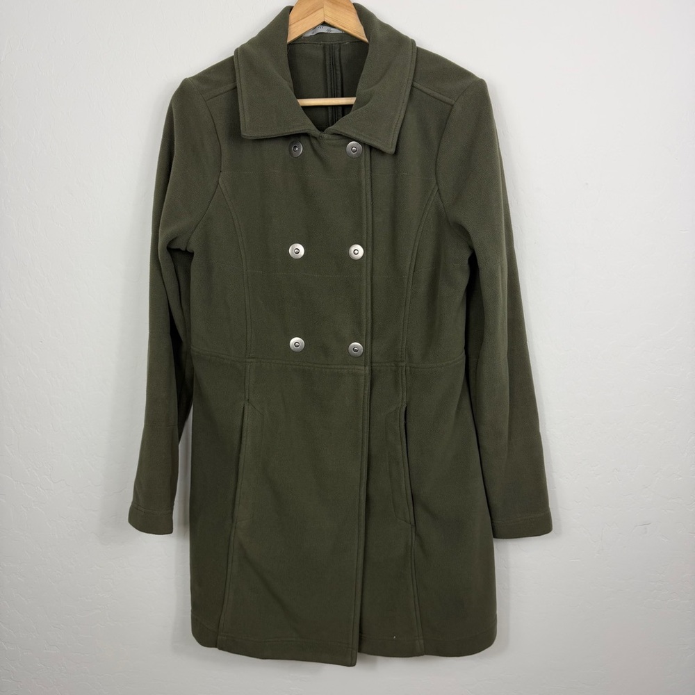 Athleta Fleece Switchback‎ Double Breasted Pea Coat - Picture 2 of 9
